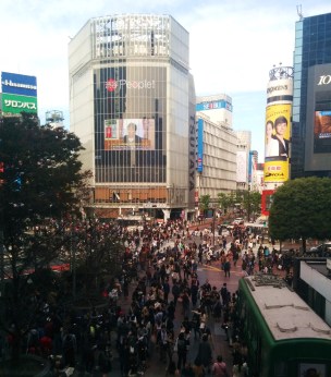 Cruce de Shibuya... No hay gente!